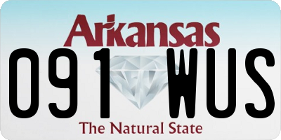 AR license plate 091WUS