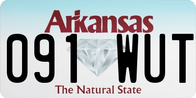 AR license plate 091WUT