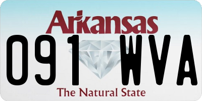 AR license plate 091WVA