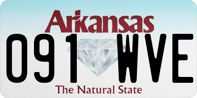 AR license plate 091WVE