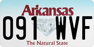AR license plate 091WVF