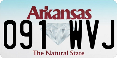 AR license plate 091WVJ