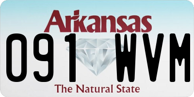 AR license plate 091WVM