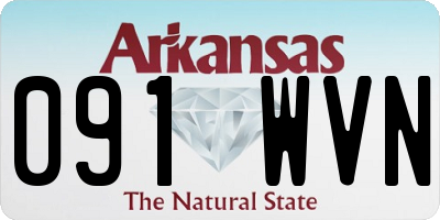 AR license plate 091WVN