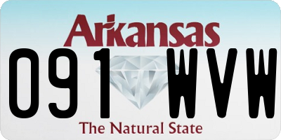 AR license plate 091WVW