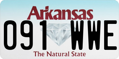 AR license plate 091WWE