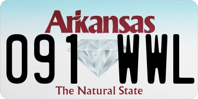 AR license plate 091WWL