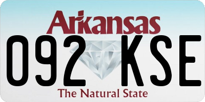 AR license plate 092KSE