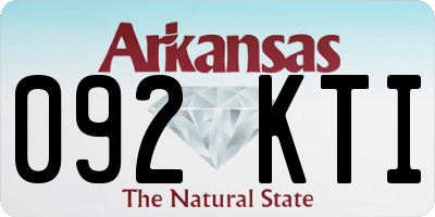AR license plate 092KTI