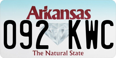 AR license plate 092KWC