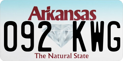AR license plate 092KWG