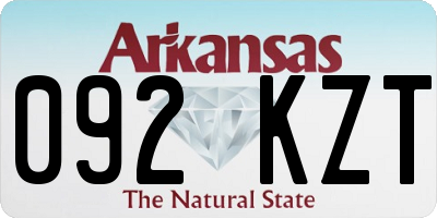AR license plate 092KZT