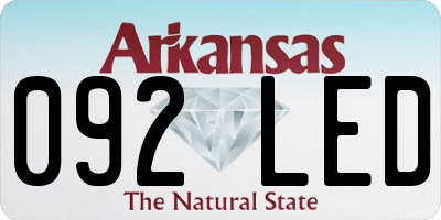 AR license plate 092LED