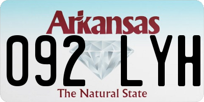 AR license plate 092LYH