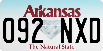 AR license plate 092NXD