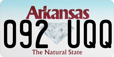 AR license plate 092UQQ