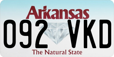 AR license plate 092VKD