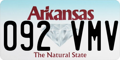 AR license plate 092VMV