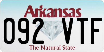AR license plate 092VTF