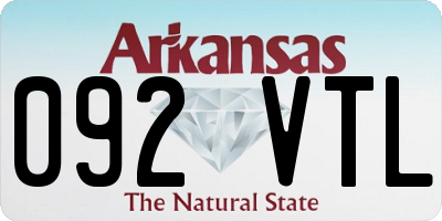 AR license plate 092VTL