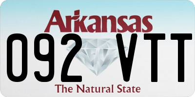 AR license plate 092VTT