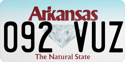 AR license plate 092VUZ