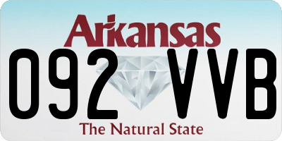 AR license plate 092VVB