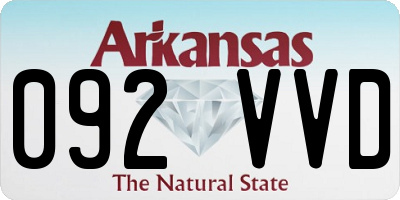 AR license plate 092VVD