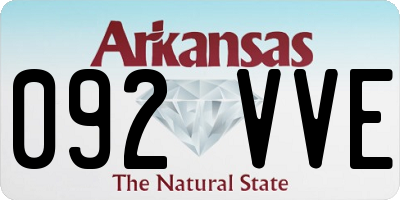 AR license plate 092VVE