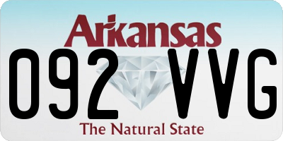 AR license plate 092VVG