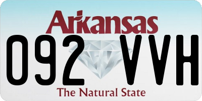 AR license plate 092VVH