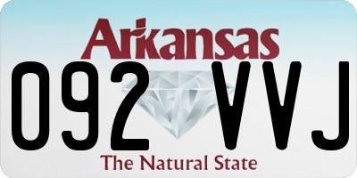 AR license plate 092VVJ