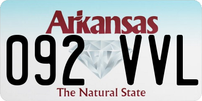 AR license plate 092VVL