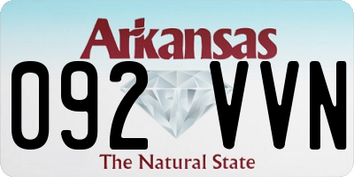 AR license plate 092VVN