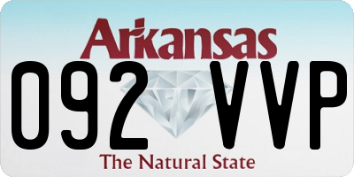 AR license plate 092VVP