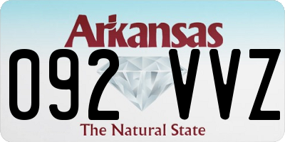 AR license plate 092VVZ