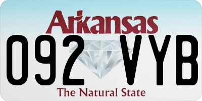 AR license plate 092VYB