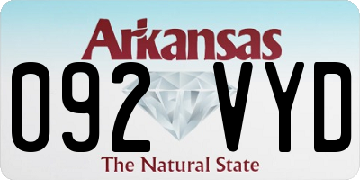 AR license plate 092VYD