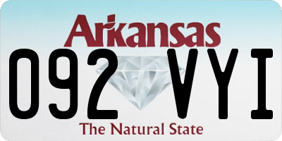 AR license plate 092VYI