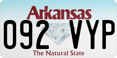 AR license plate 092VYP