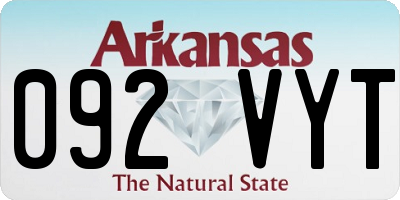 AR license plate 092VYT