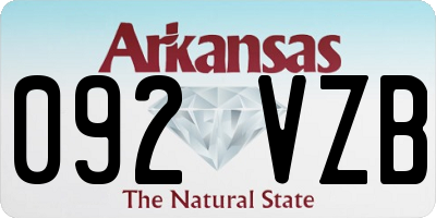 AR license plate 092VZB