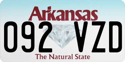 AR license plate 092VZD