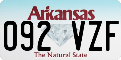 AR license plate 092VZF