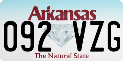 AR license plate 092VZG