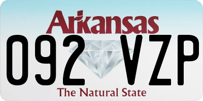 AR license plate 092VZP