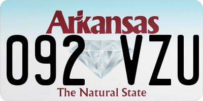 AR license plate 092VZU