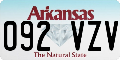 AR license plate 092VZV