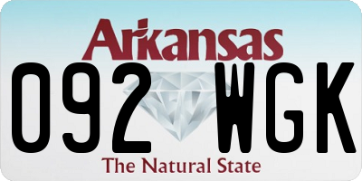 AR license plate 092WGK