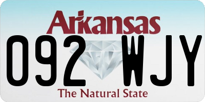 AR license plate 092WJY